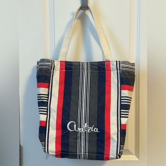Aritzia Patriot Stripe Canvas Tote - O/S - Picture 1 of 11